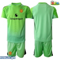 Manchester United Keeper Tredjedraktsett Barn 2025-26 Kortermet (+ Korte bukser)
